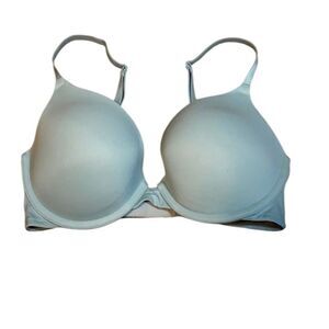 V.S. PINK Light Blue Wear Everywhere Push-Up Bra Underwire